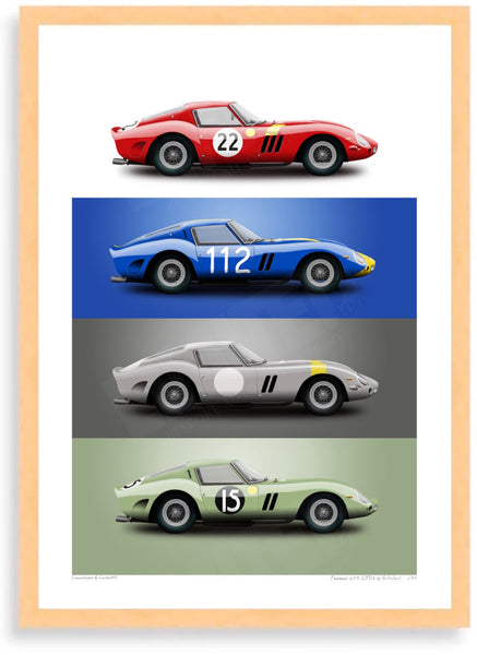 Ferrari 250 GTOs (4 in 1)