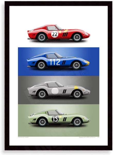 Ferrari 250 GTOs (4 in 1)