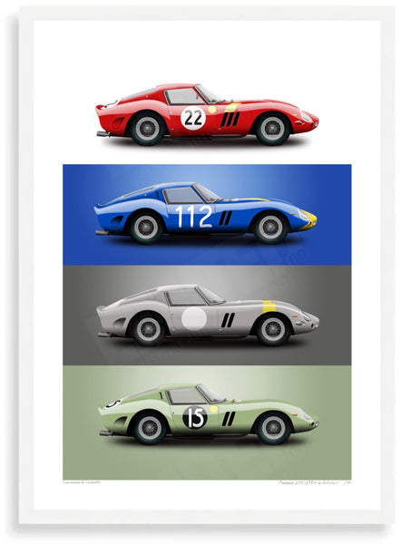 Ferrari 250 GTOs (4 in 1)